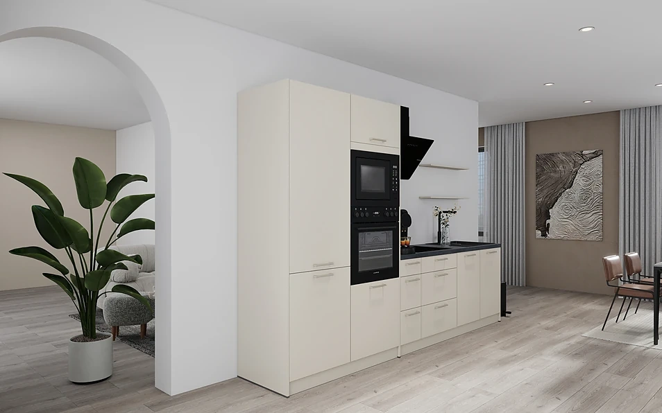 Nobilia SPA Küchenzeile 313 cm nobi smart Komfort KPS.MAX web 1