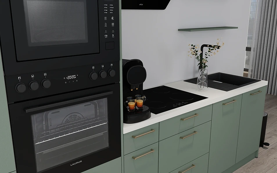 Nobilia SPA Kitchen unit 313 cm nobi smart Comfort Coohom 2