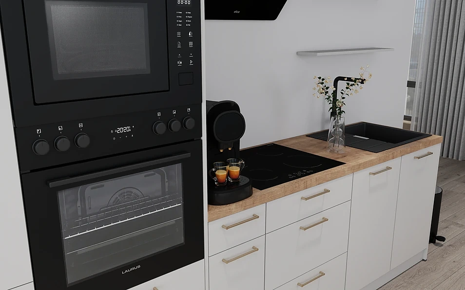 Nobilia SPA Küchenzeile 313 cm nobi smart Komfort KPS.MAX web 2