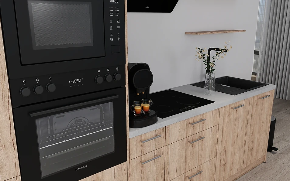 Nobilia SPA Kitchen unit 313 cm nobi smart Comfort Coohom 2