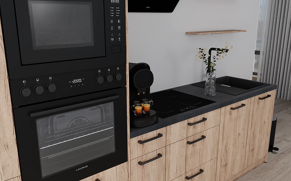 Nobilia SPA Cuisine linéaire 313 cm nobi smart Confort KPS.MAX web 2