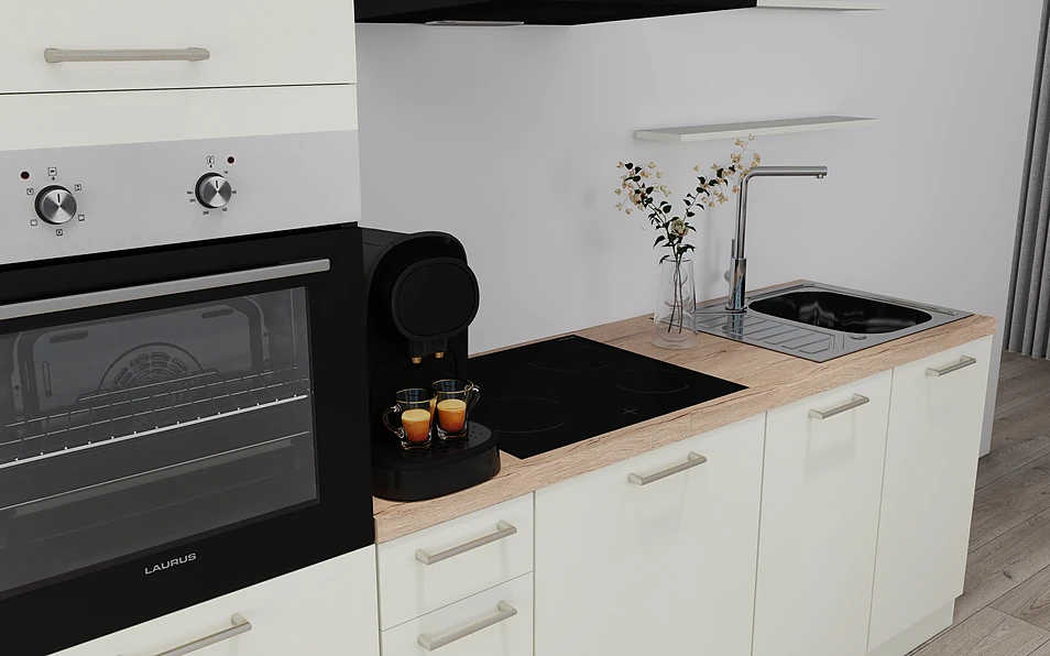 Nobilia SPA Küchenzeile 315 cm nobi smart Basis Coohom 2