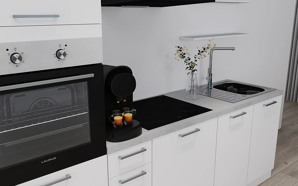 Nobilia SPA Küchenzeile 315 cm nobi smart Basis Coohom 2