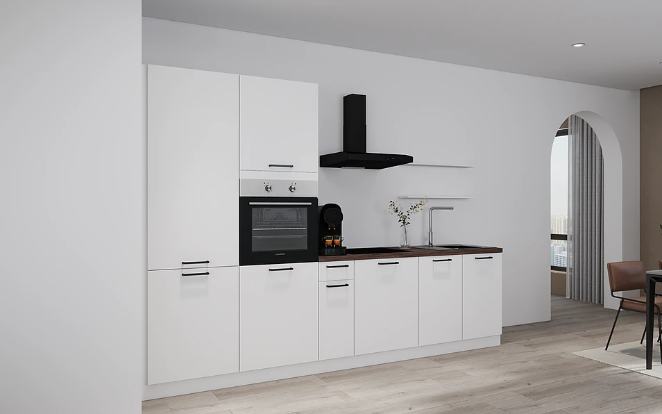 Nobilia SPA Cuisine linéaire 315 cm nobi smart Base Coohom 1