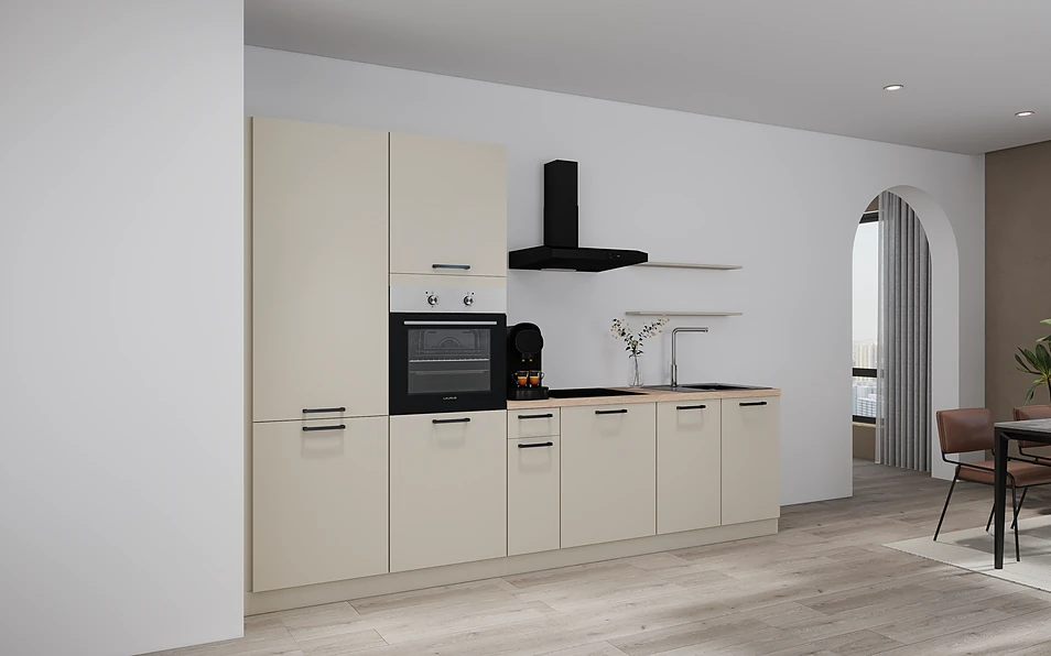 Nobilia SPA Küchenzeile 315 cm nobi smart Basis Coohom 1