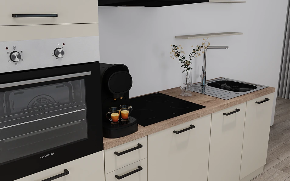 Nobilia SPA Küchenzeile 315 cm nobi smart Basis Coohom 2
