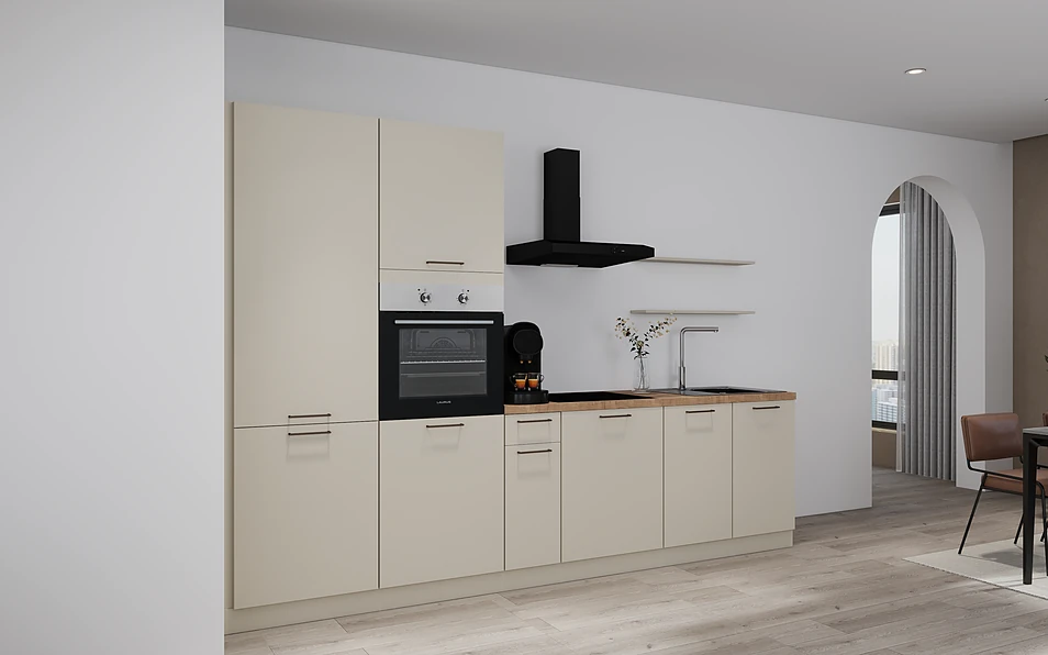 Nobilia SPA Cuisine linéaire 315 cm nobi smart Base Coohom 1
