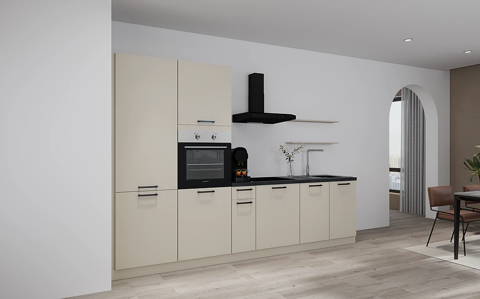 Nobilia SPA Küchenzeile 315 cm nobi smart Basis Coohom 1