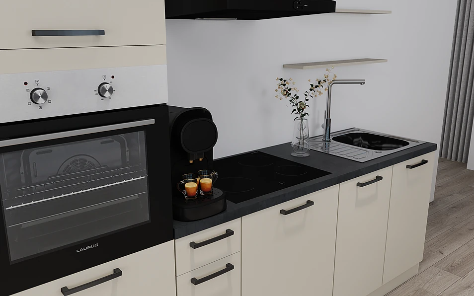 Nobilia SPA Küchenzeile 315 cm nobi smart Basis Coohom 2