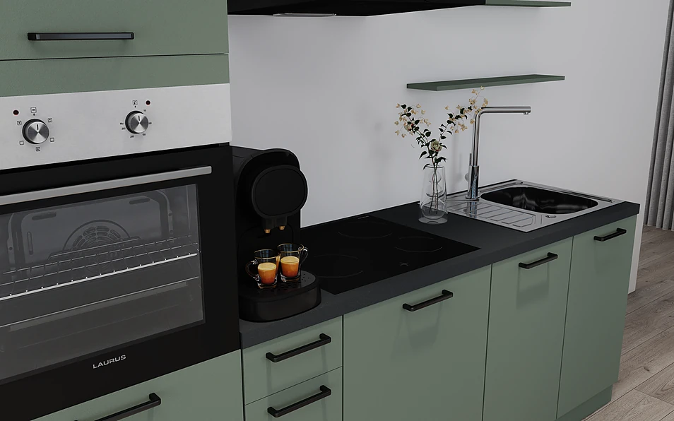 Nobilia SPA Küchenzeile 315 cm nobi smart Basis KPS.MAX web 2