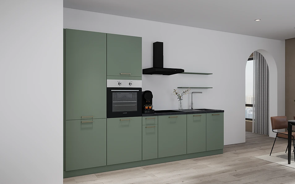 Nobilia SPA Cuisine linéaire 315 cm nobi smart Base Coohom 1