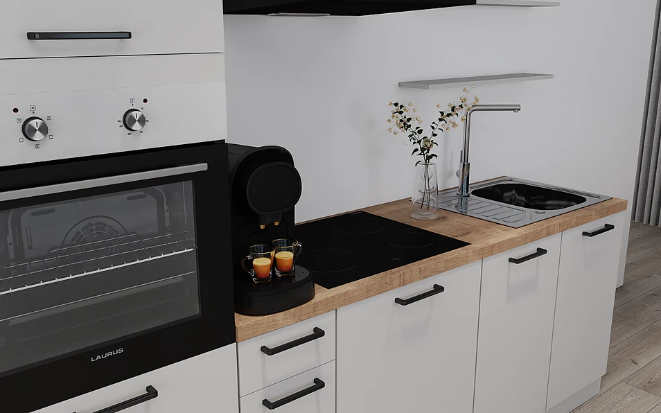 Nobilia SPA Küchenzeile 315 cm nobi smart Basis Coohom 2