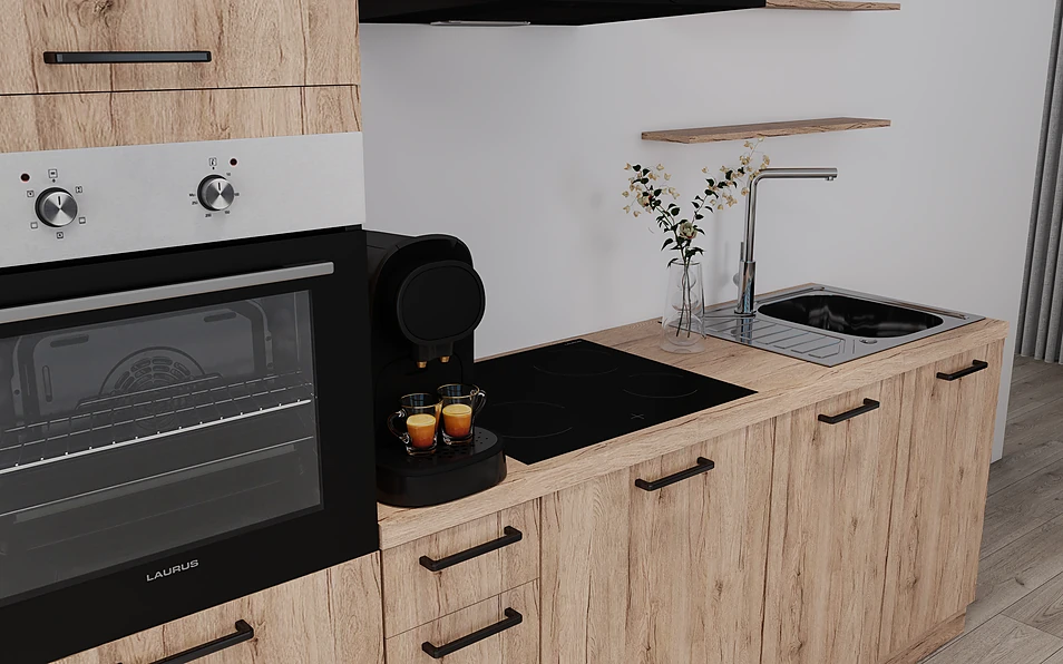 Nobilia SPA Küchenzeile 315 cm nobi smart Basis KPS.MAX web 2