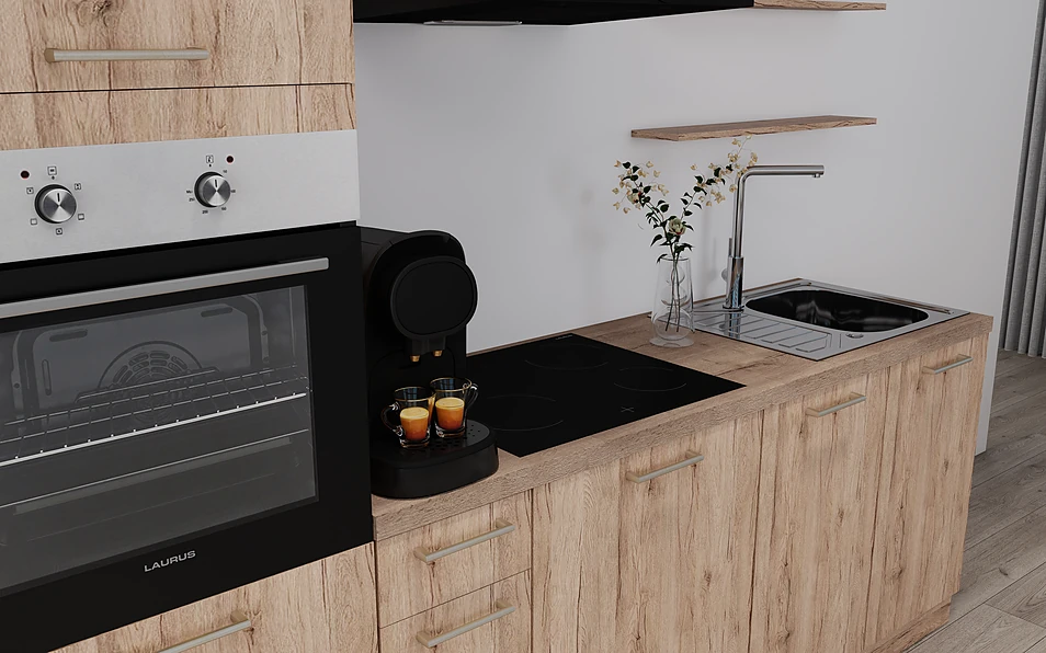 Nobilia SPA Küchenzeile 315 cm nobi smart Basis Coohom 2