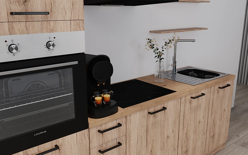 Nobilia SPA Cuisine linéaire 315 cm nobi smart Base Coohom 2