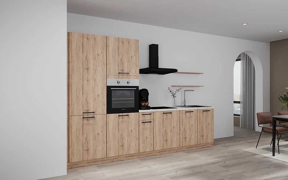Nobilia SPA Küchenzeile 315 cm nobi smart Basis Coohom 1