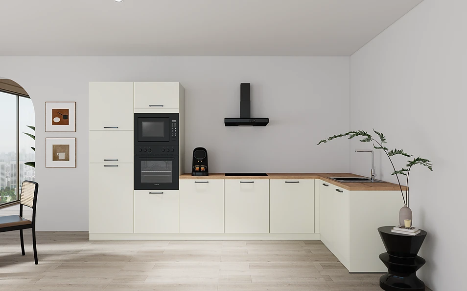 Nobilia SPA Eckküche 365 cm x 185 cm nobi smart Basis KPS.MAX web 0