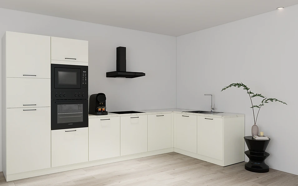 Nobilia SPA Eckküche 365 cm x 185 cm nobi smart Basis KPS.MAX web 1