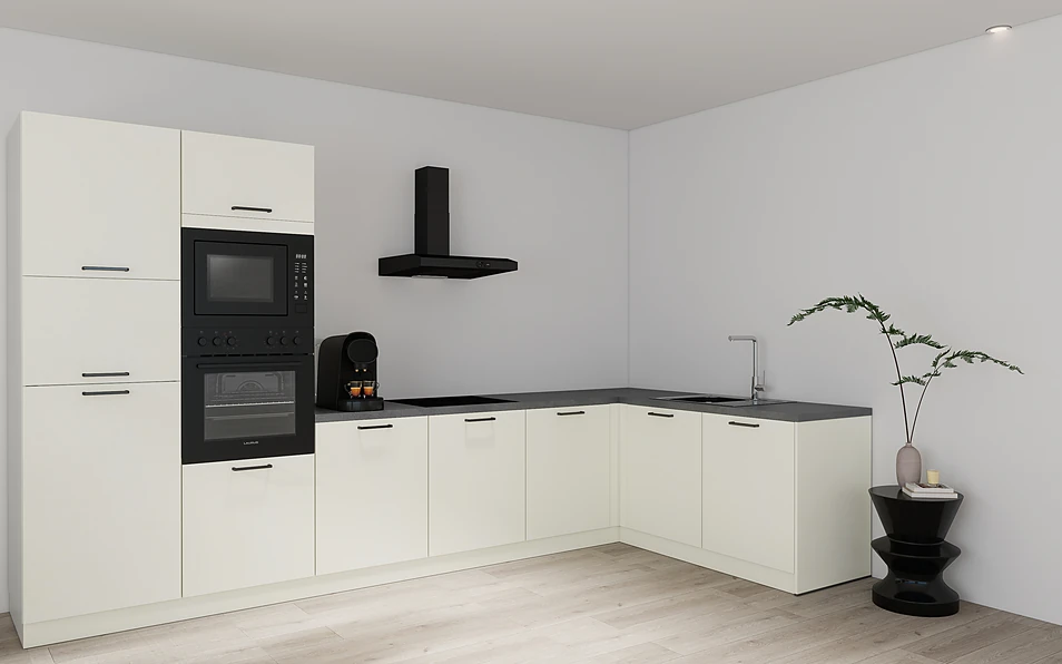 Nobilia SPA Eckküche 365 cm x 185 cm nobi smart Basis KPS.MAX web 1