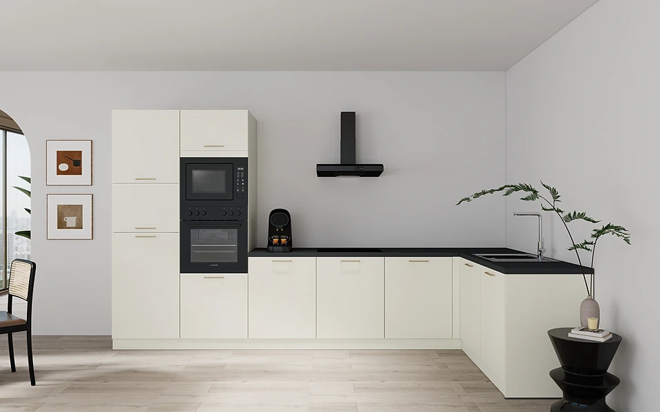 Nobilia SPA Eckküche 365 cm x 185 cm nobi smart Basis Coohom 0