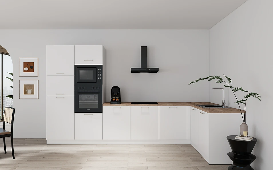 Nobilia SPA Eckküche 365 cm x 185 cm nobi smart Basis Coohom 0
