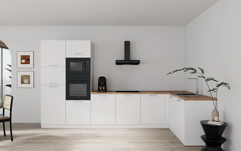 Nobilia SPA Eckküche 365 cm x 185 cm nobi smart Basis Coohom 0