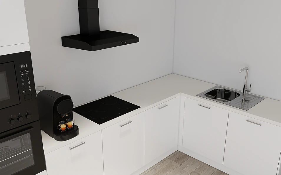 Nobilia SPA Hoekkeuken 365 cm x 185 cm nobi smart Basis Coohom 2