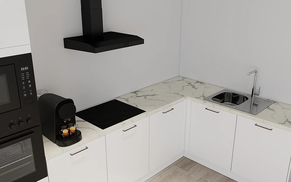Nobilia SPA Eckküche 365 cm x 185 cm nobi smart Basis KPS.MAX web 2