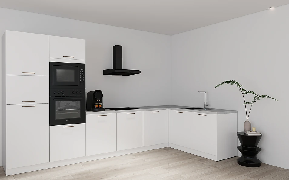 Nobilia SPA Eckküche 365 cm x 185 cm nobi smart Basis KPS.MAX web 1