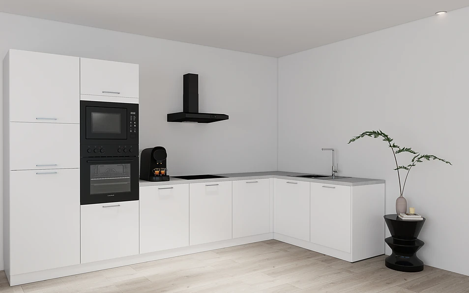 Nobilia SPA Cuisine d'angle 365 cm x 185 cm nobi smart Base Coohom 1