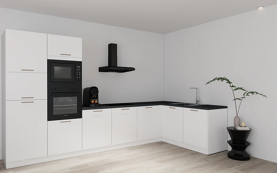 Nobilia SPA Hoekkeuken 365 cm x 185 cm nobi smart Basis Coohom 1