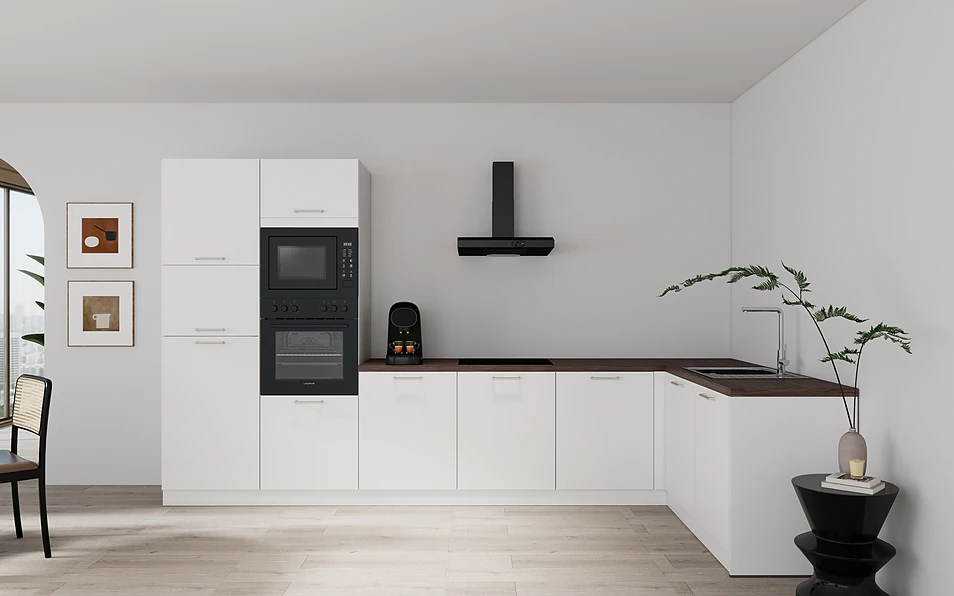 Nobilia SPA Eckküche 365 cm x 185 cm nobi smart Basis KPS.MAX web 0