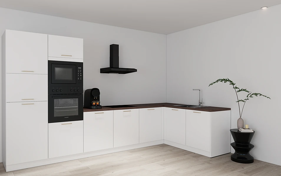 Nobilia SPA Hoekkeuken 365 cm x 185 cm nobi smart Basis Coohom 1
