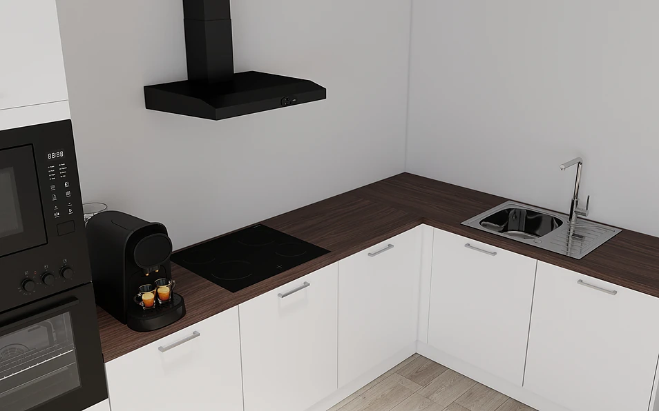 Nobilia SPA Cuisine d'angle 365 cm x 185 cm nobi smart Base Coohom 2