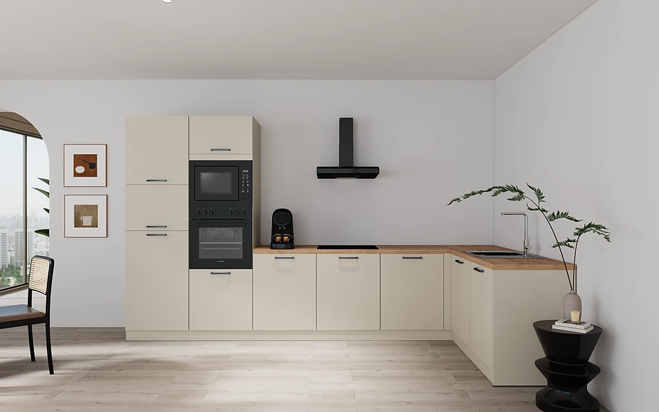 Nobilia SPA Cuisine d'angle 365 cm x 185 cm nobi smart Base Coohom 0