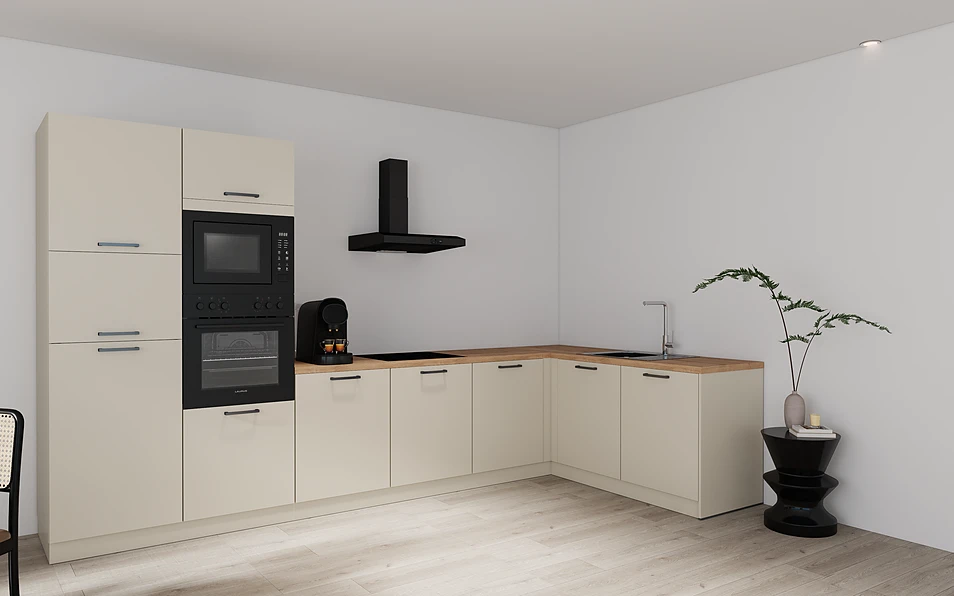 Nobilia SPA Cuisine d'angle 365 cm x 185 cm nobi smart Base Coohom 1