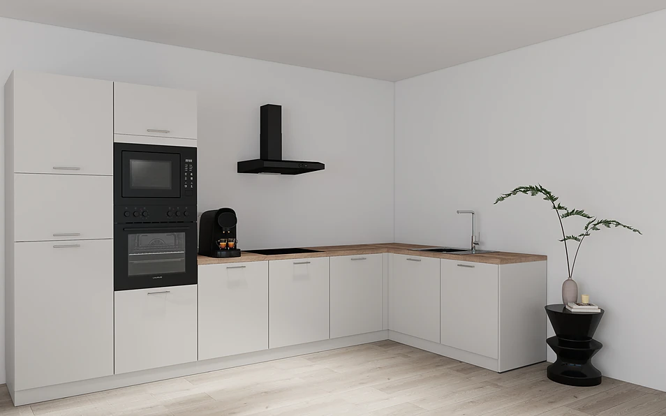 Nobilia SPA Hoekkeuken 365 cm x 185 cm nobi smart Basis Coohom 1