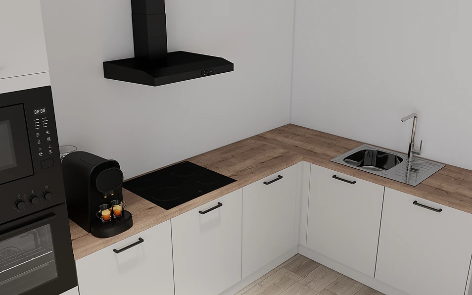 Nobilia SPA Cuisine d'angle 365 cm x 185 cm nobi smart Base Coohom 2