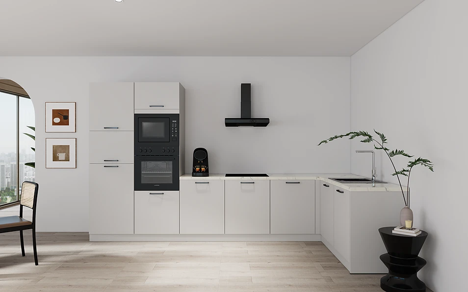 Nobilia SPA Eckküche 365 cm x 185 cm nobi smart Basis KPS.MAX web 0