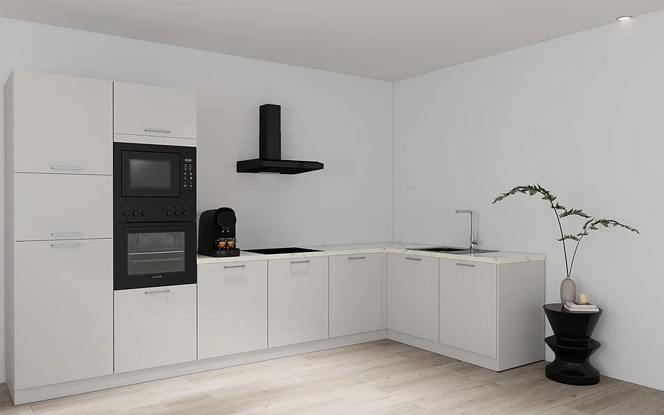 Nobilia SPA Eckküche 365 cm x 185 cm nobi smart Basis KPS.MAX web 1
