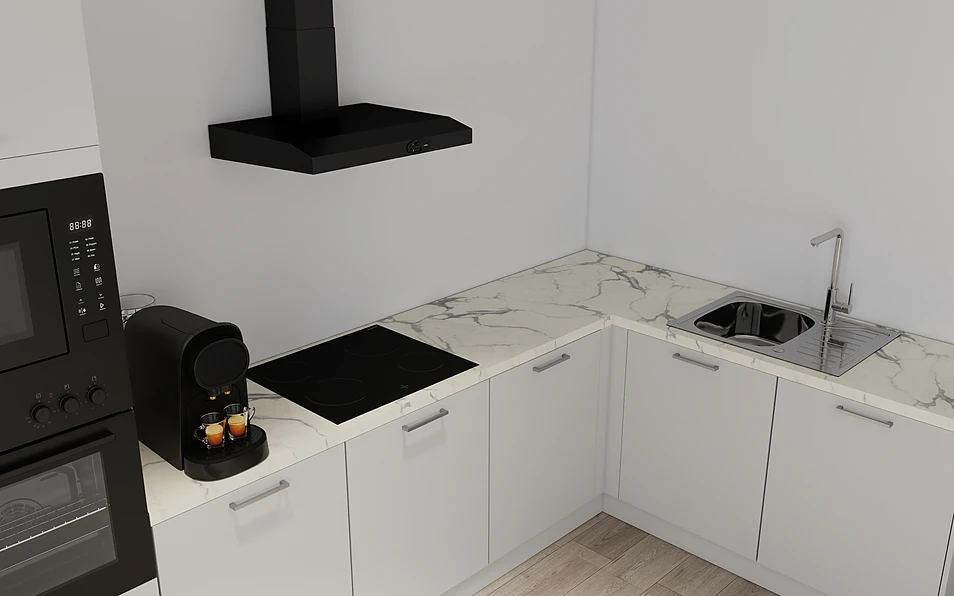 Nobilia SPA Eckküche 365 cm x 185 cm nobi smart Basis KPS.MAX web 2