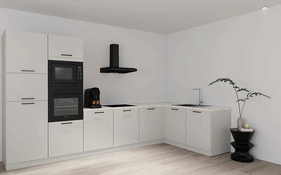 Nobilia SPA Cuisine d'angle 365 cm x 185 cm nobi smart Base Coohom 1