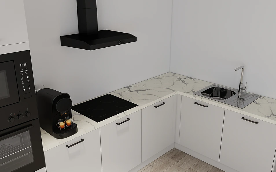Nobilia SPA Cuisine d'angle 365 cm x 185 cm nobi smart Base Coohom 2