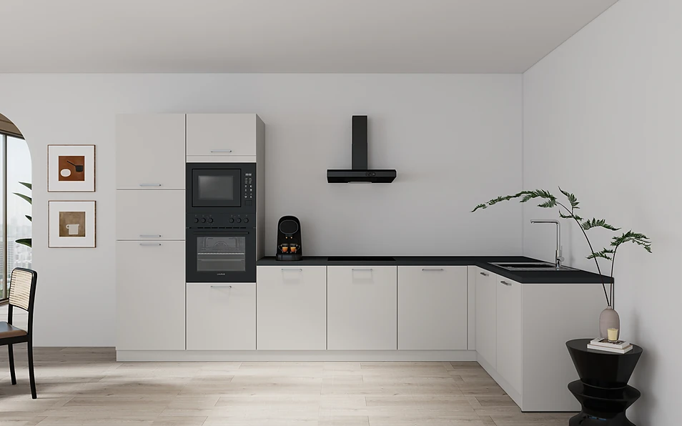 Nobilia SPA Hoekkeuken 365 cm x 185 cm nobi smart Basis Coohom 0