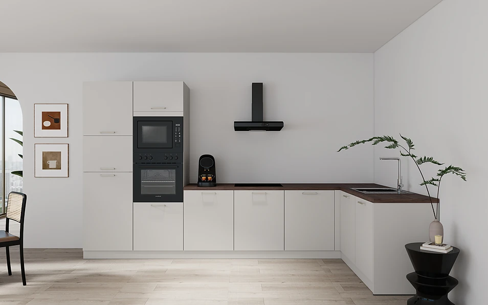 Nobilia SPA Hoekkeuken 365 cm x 185 cm nobi smart Basis Coohom 0