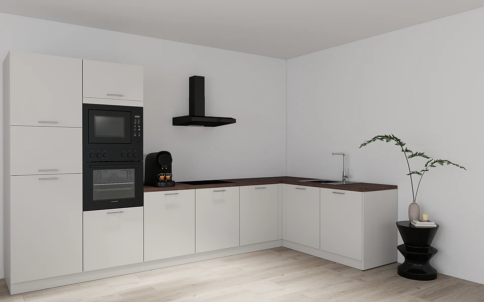 Nobilia SPA Eckküche 365 cm x 185 cm nobi smart Basis KPS.MAX web 1