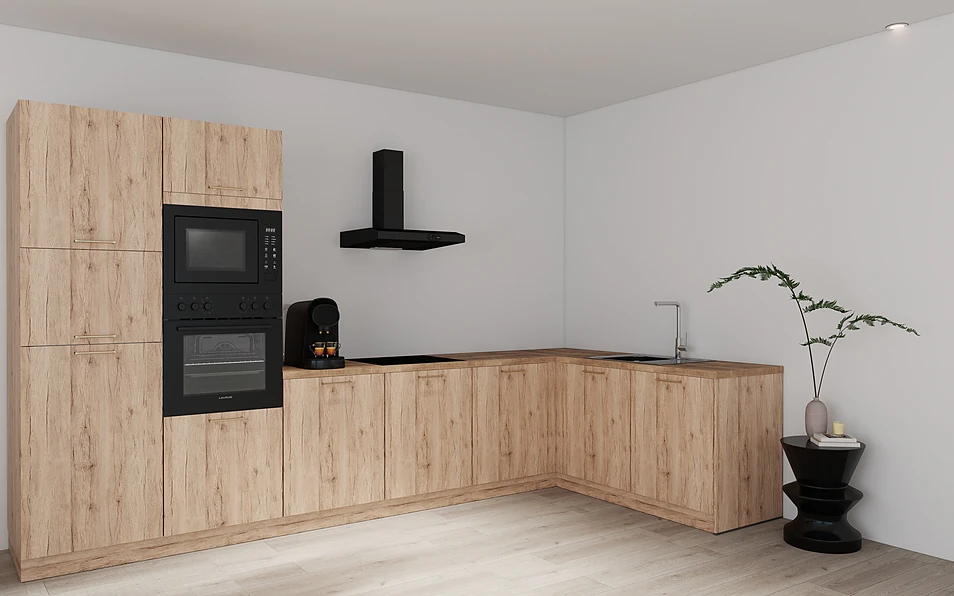 Nobilia SPA Eckküche 365 cm x 185 cm nobi smart Basis KPS.MAX web 1