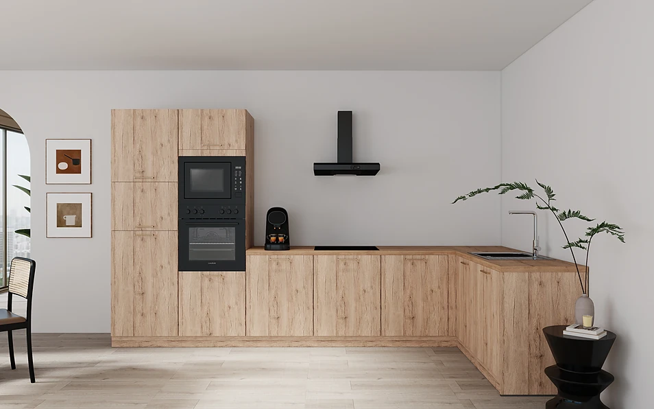 Nobilia SPA Eckküche 365 cm x 185 cm nobi smart Basis KPS.MAX web 0
