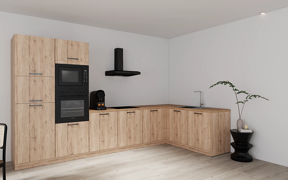 Nobilia SPA Eckküche 365 cm x 185 cm nobi smart Basis KPS.MAX web 1