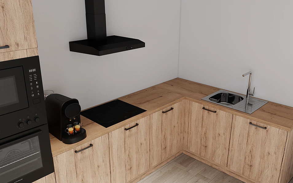 Nobilia SPA Eckküche 365 cm x 185 cm nobi smart Basis KPS.MAX web 2